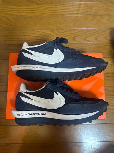 Fragment × sacai × Nike LD Waffle "Blackended Blue"