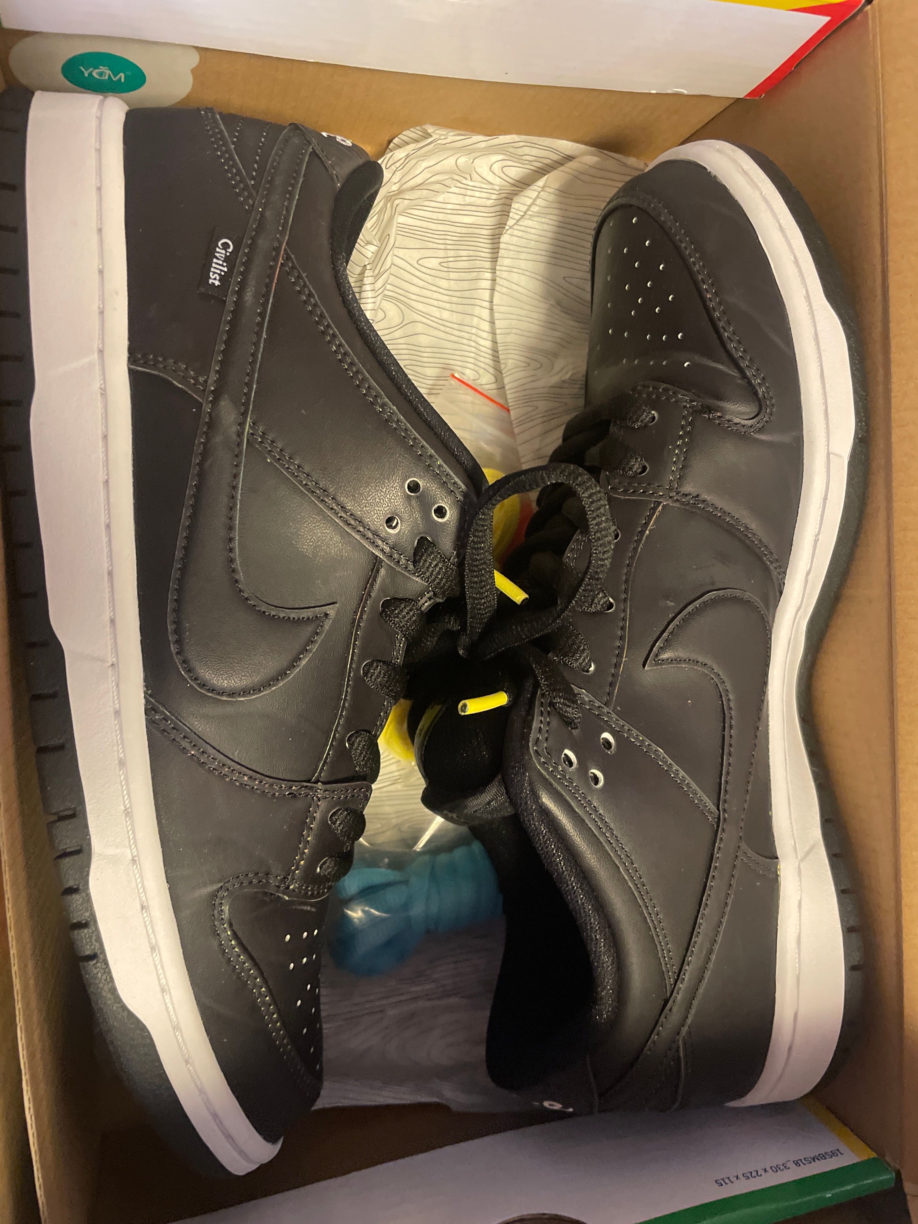 Civilist × Nike SB Dunk Low "Thermography"