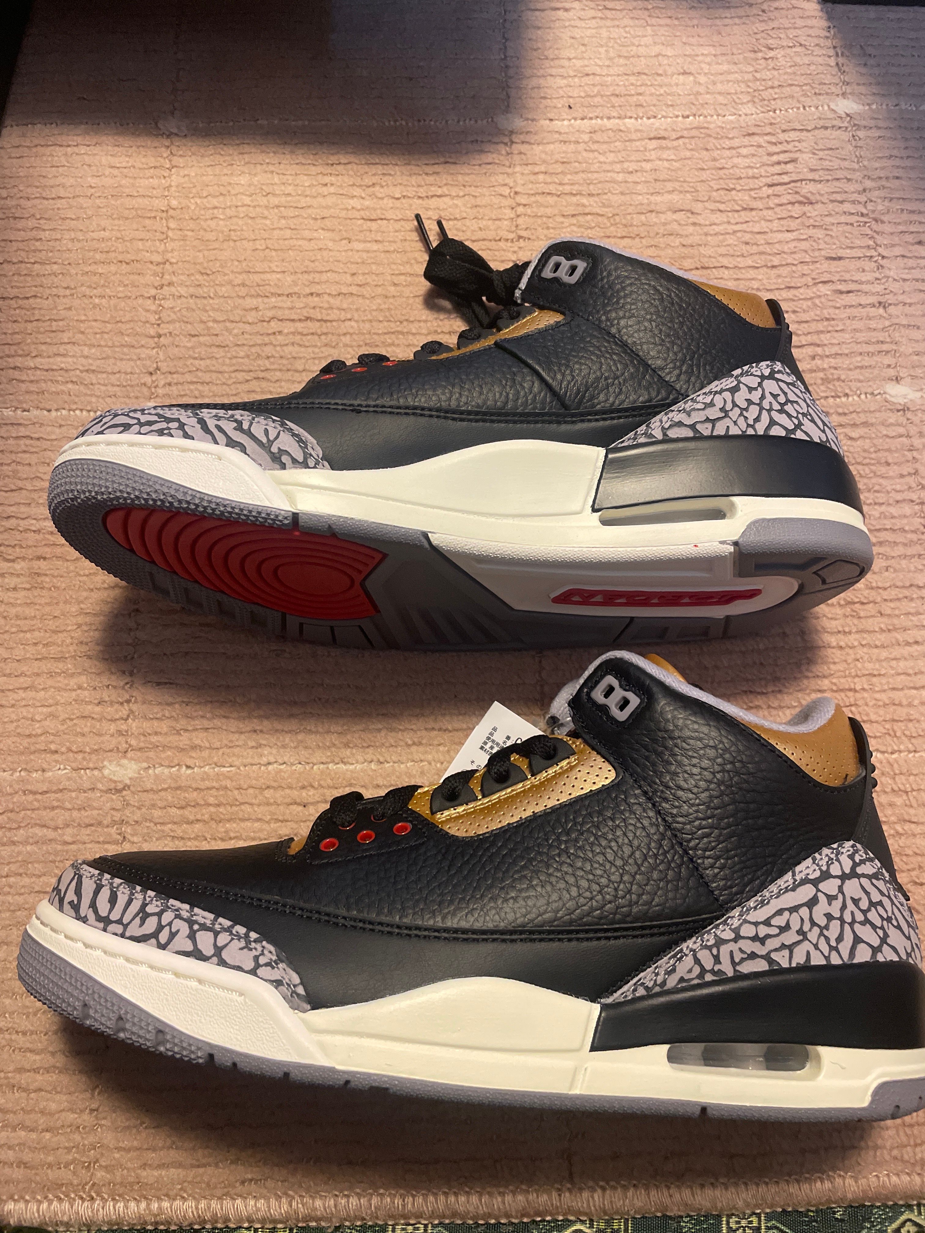 Nike Women's Air Jordan 3 "Black/Gold"
