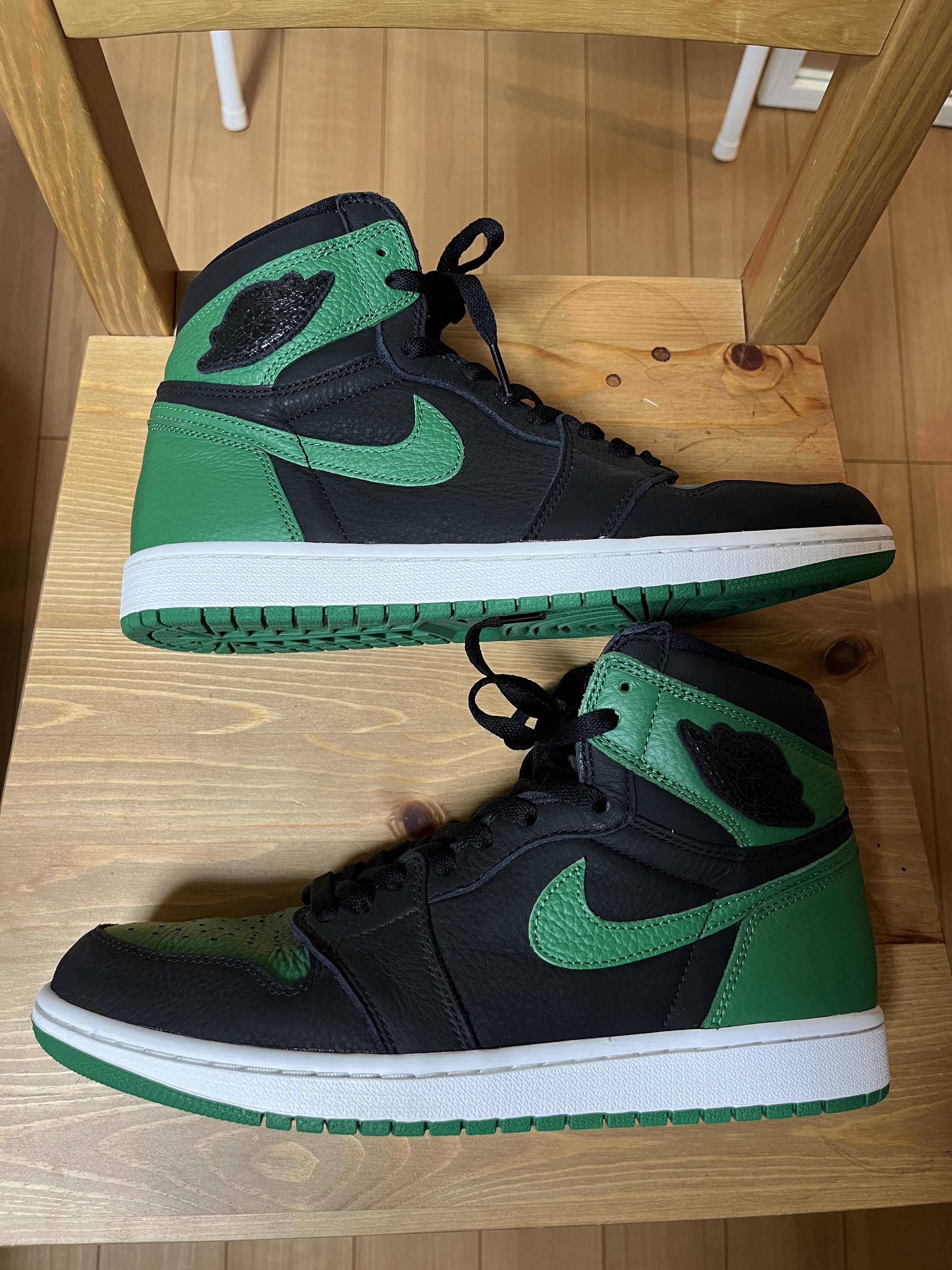 Nike Air Jordan 1 Retro High OG "Black/Pine Green" (2020)      