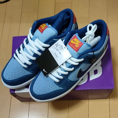 Why So Sad? × Nike SB Dunk Low "Coastal Blue/Speed Yellow-University Red"