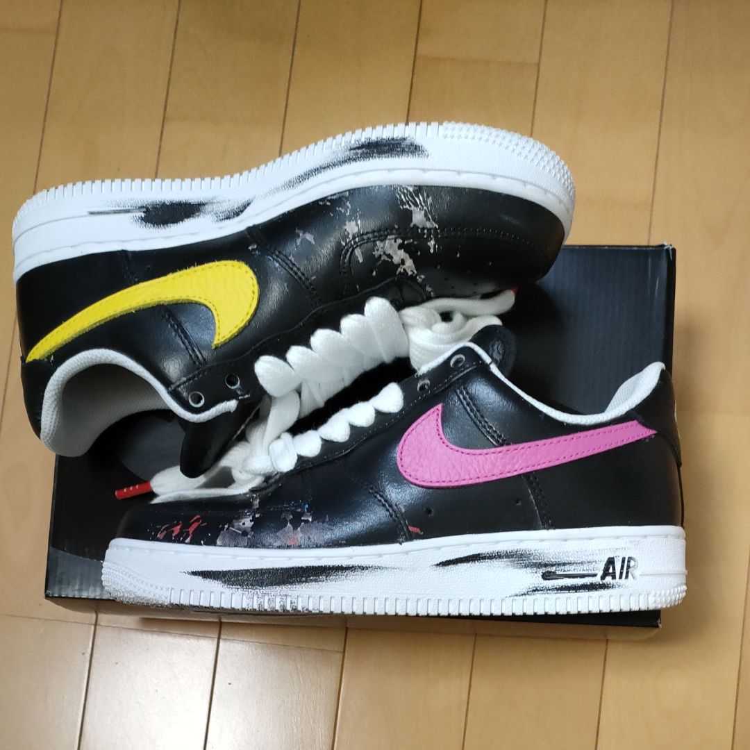 PEACEMINUSONE × Nike Air Force 1 Low '07 Para-Noise 3.0 "Black and Multi-Color" / G-DRAGON