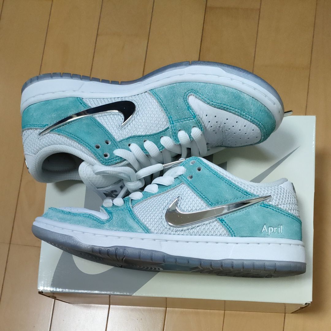 APRIL SKATEBOARDS × Nike SB Dunk Low Pro QS "White and Multi-Color"