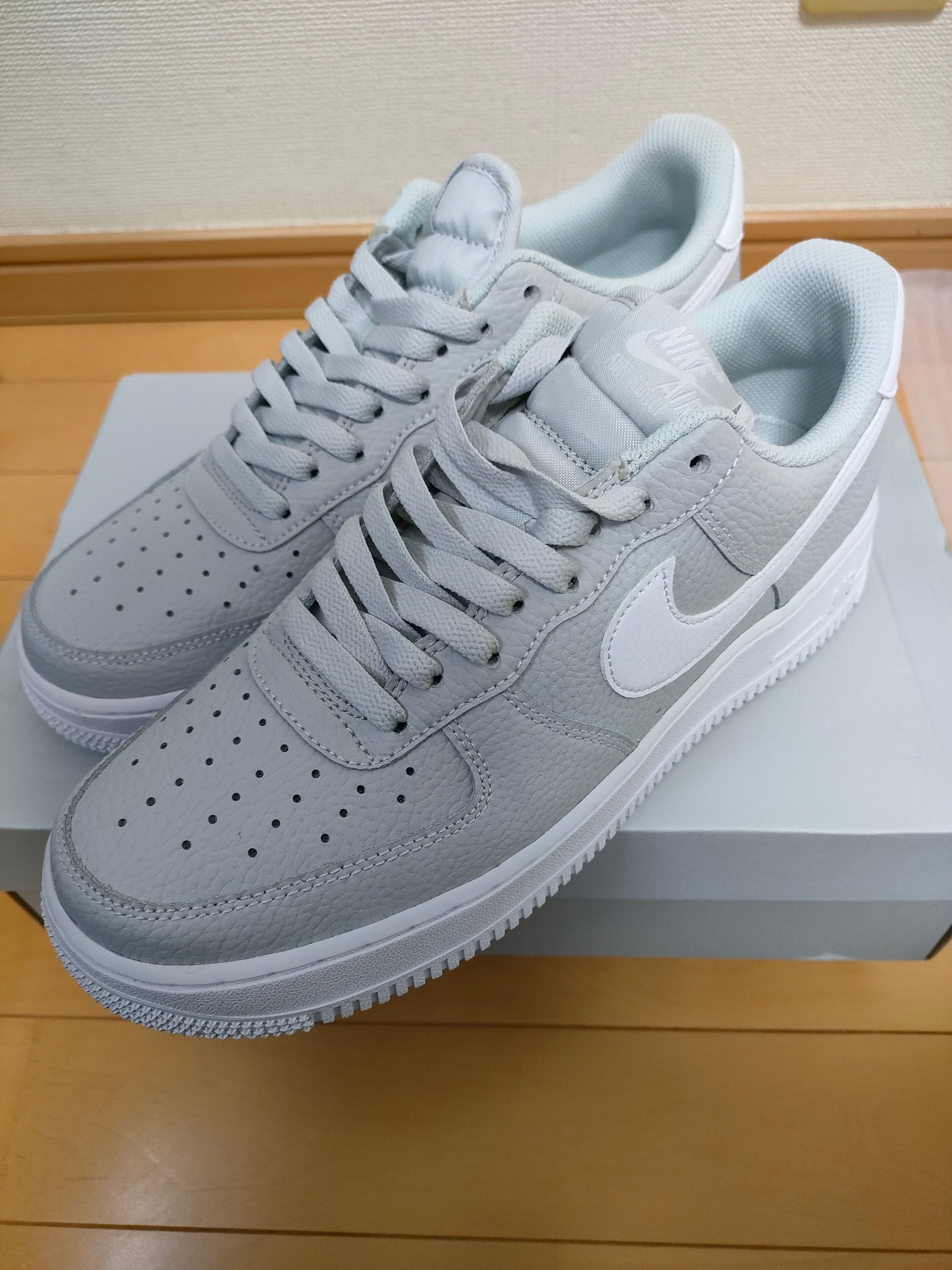 Nike Air Force 1 Low '07 Pebbled "Pure Platinum"