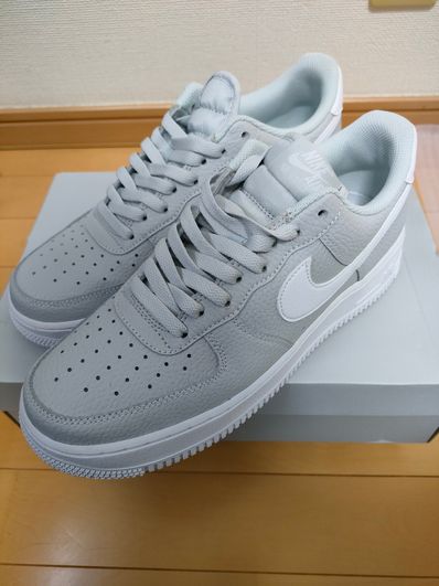 Nike Air Force 1 Low '07 Pebbled "Pure Platinum"