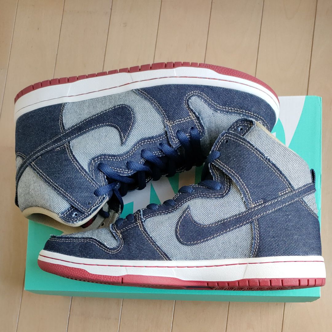 Nike SB Dunk High Reese Forbes Denim "Midnight Navy"