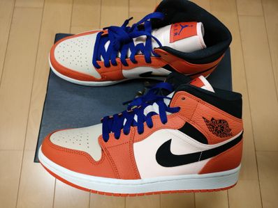 Nike Air Jordan 1 Mid "Team Orange Black"