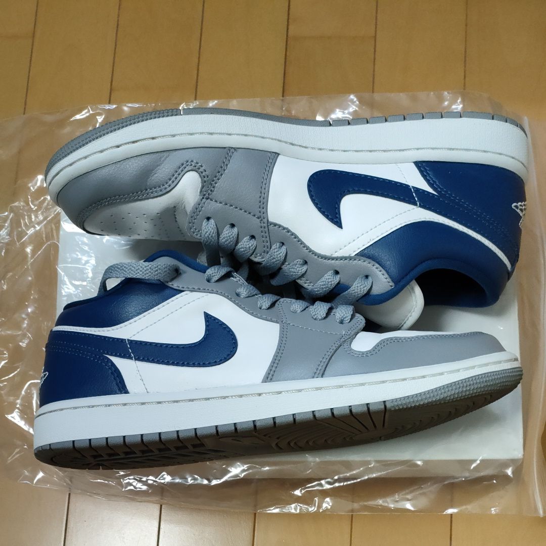 Nike Women's Air Jordan 1 Low "Grey and Blue"