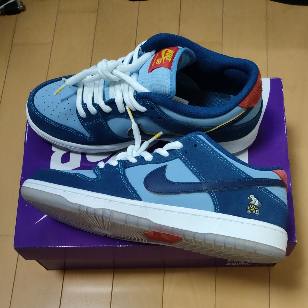 Why So Sad? × Nike SB Dunk Low "Coastal Blue/Speed Yellow-University Red"