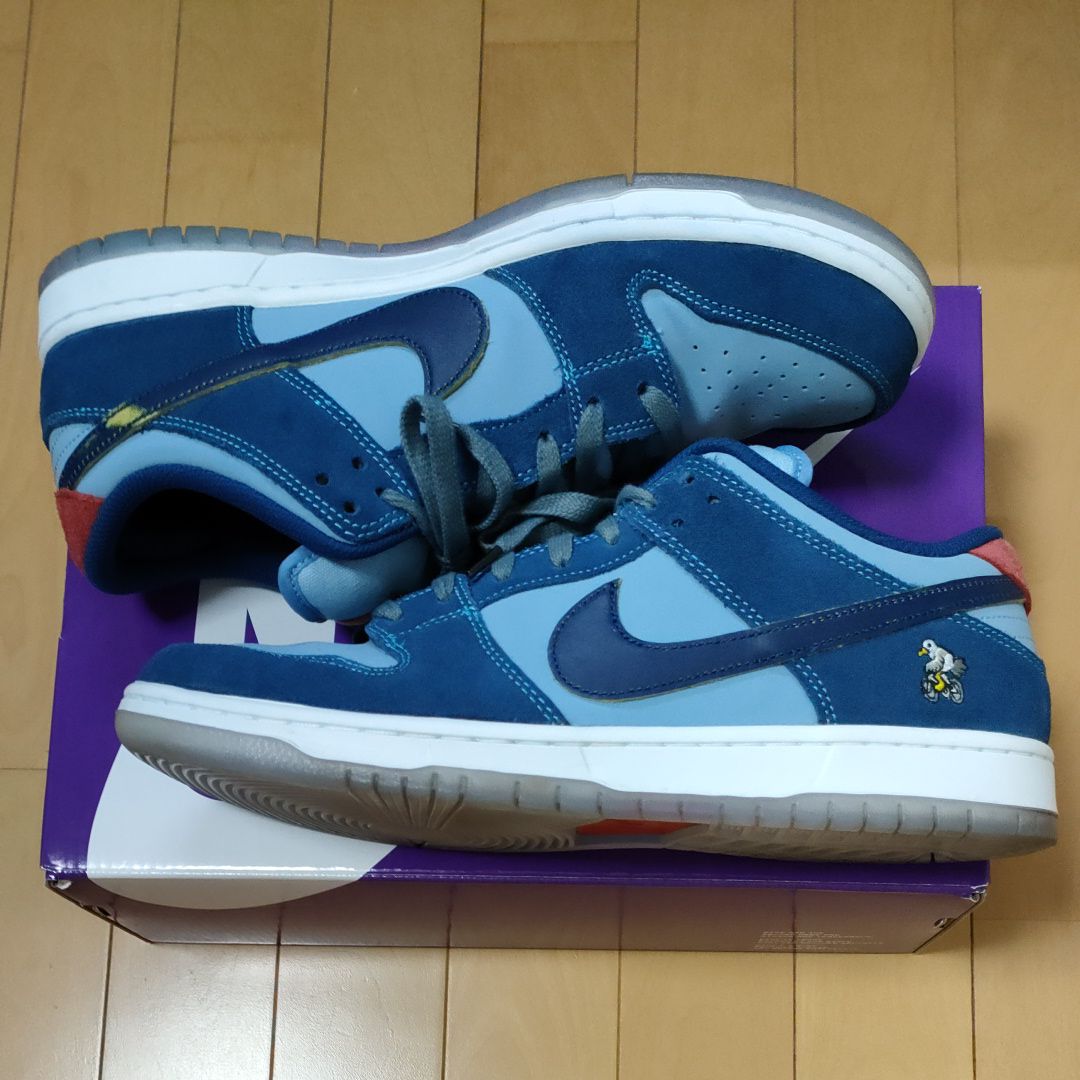 Why So Sad? × Nike SB Dunk Low "Coastal Blue/Speed Yellow-University Red"