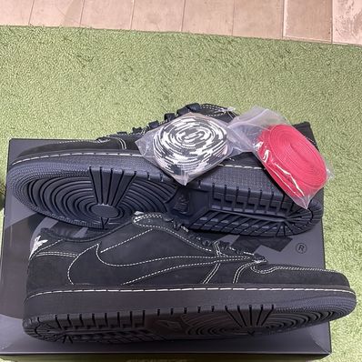 Travis Scott × Nike Air Jordan 1 Low OG SP "Black Phantom"