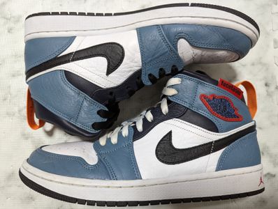 FACETASM × Nike Air Jordan 1 Mid "White/Navy"