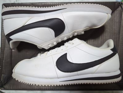 NIKE CORTEZ BASIC LEATHER "WHITE/BLACK"