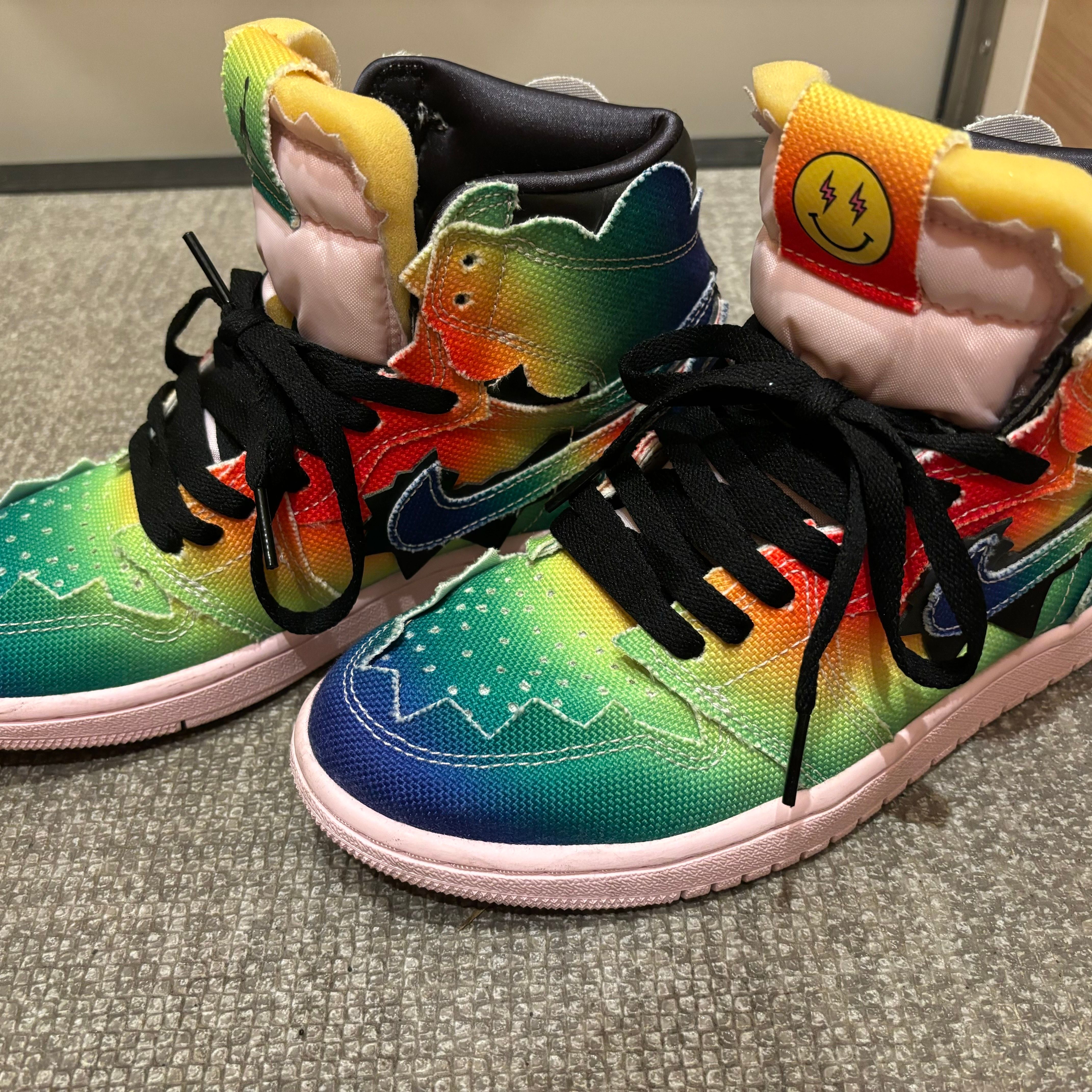 J Balvin × Nike Air Jordan 1 High OG "Rainbow"