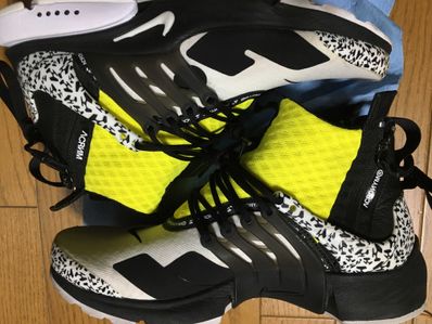 ACRONYM × Nike Air Presto Mid "White/Black/Dynamic Yellow"