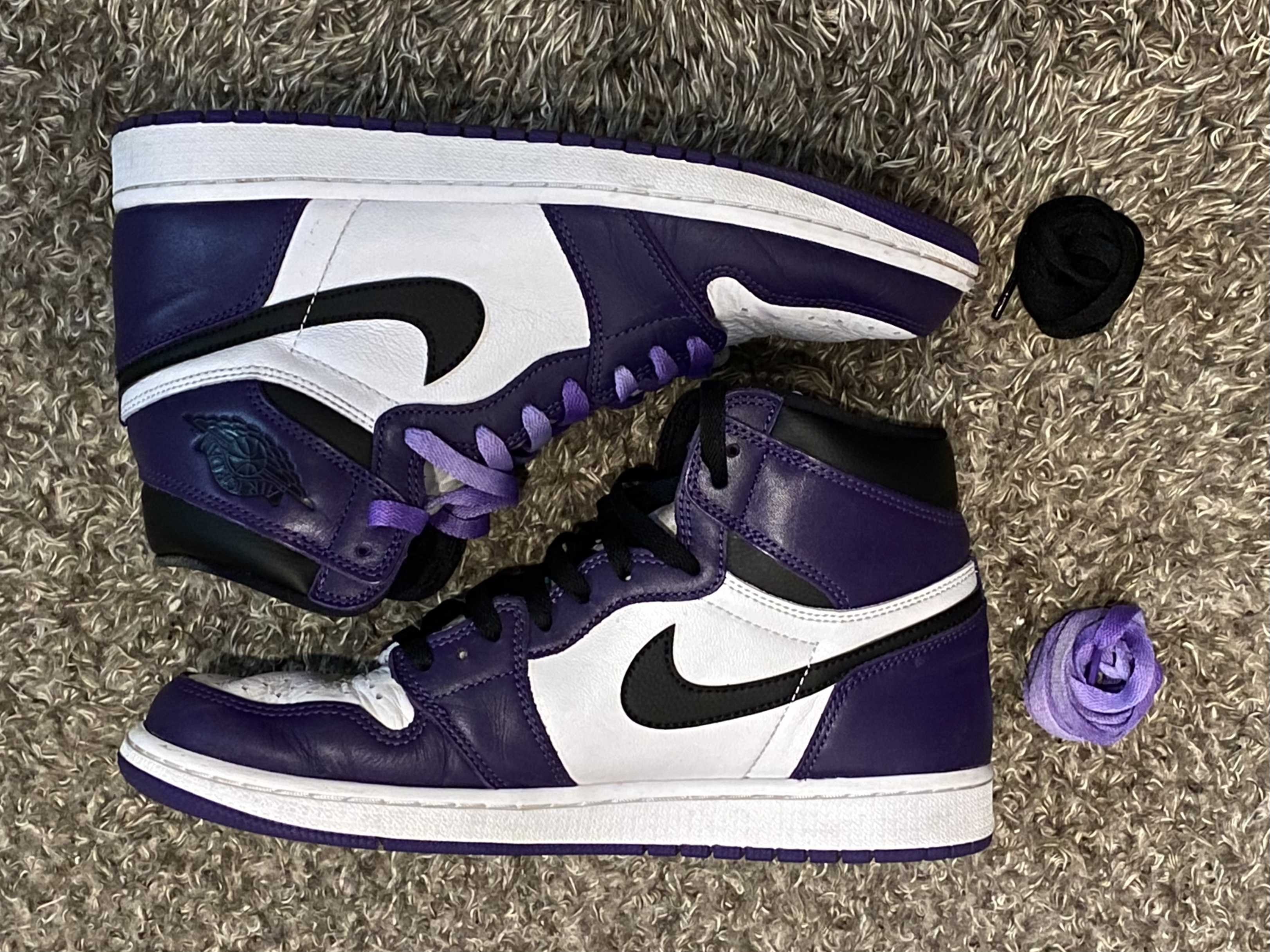 Nike Air Jordan 1 Retro High OG "Court Purple White/Black" (2020)