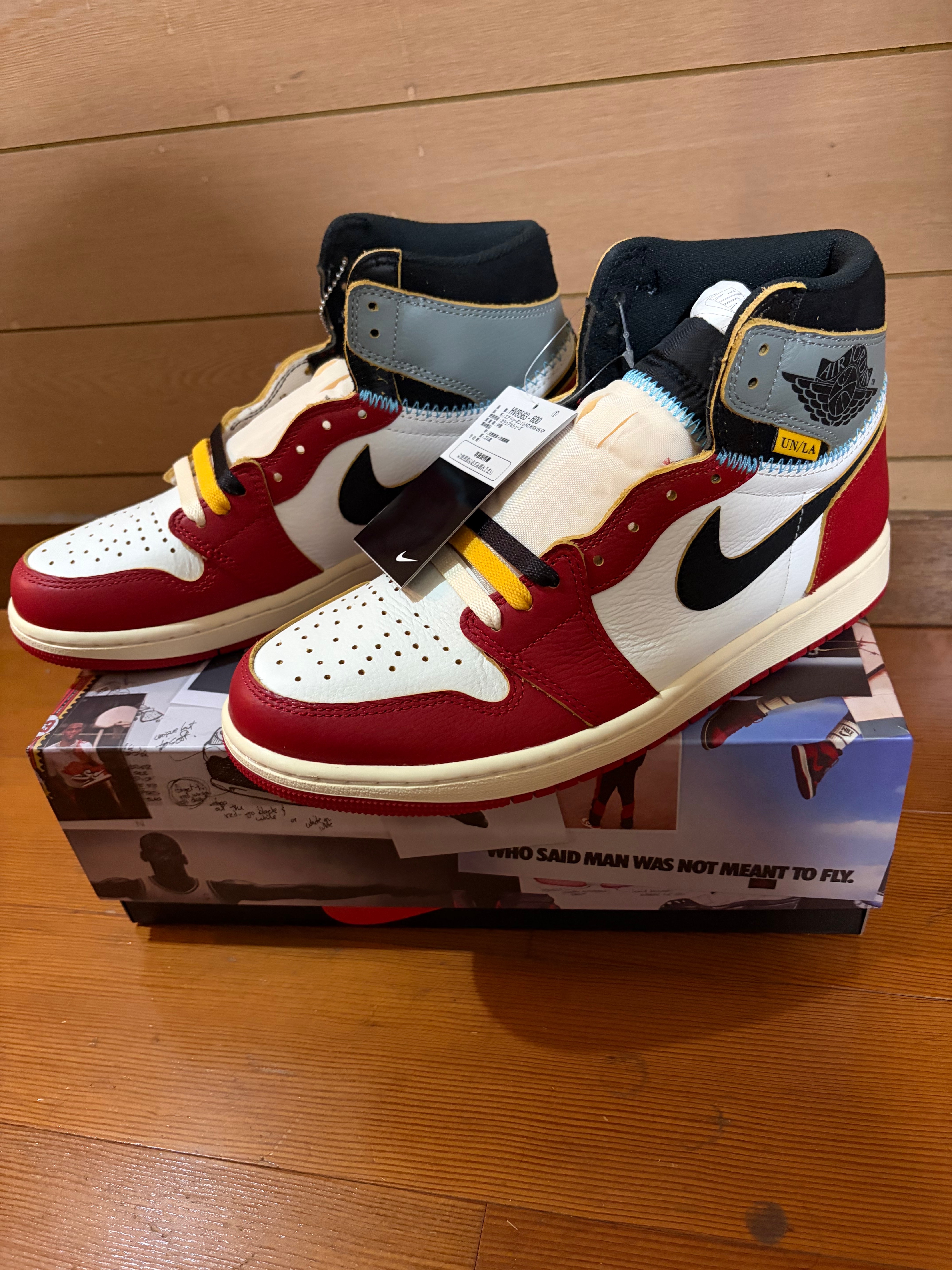ユニオン × ナイキ エアジョーダン1 レトロ ハイ OG "シカゴ/シャドウ"