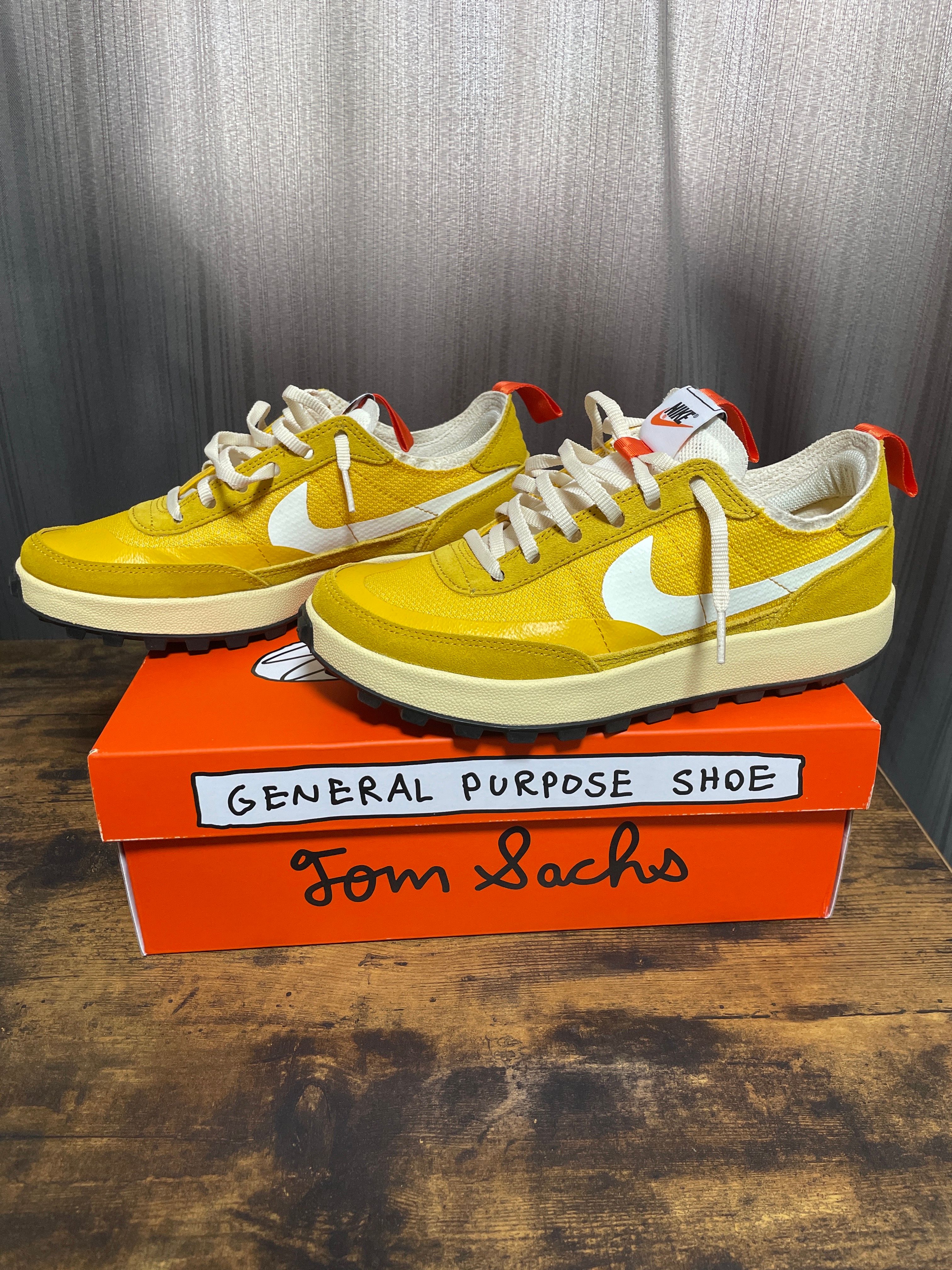 Tom Sachs × NikeCraft Women's General Purpose Shoe "Yellow / Archive"