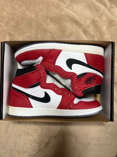 Spiderman × Nike Air Jordan 1 Origin Story "Gym Red/White/Photo Blue/Black"