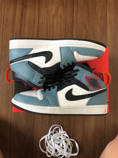 FACETASM × Nike Air Jordan 1 Mid "White/Navy"