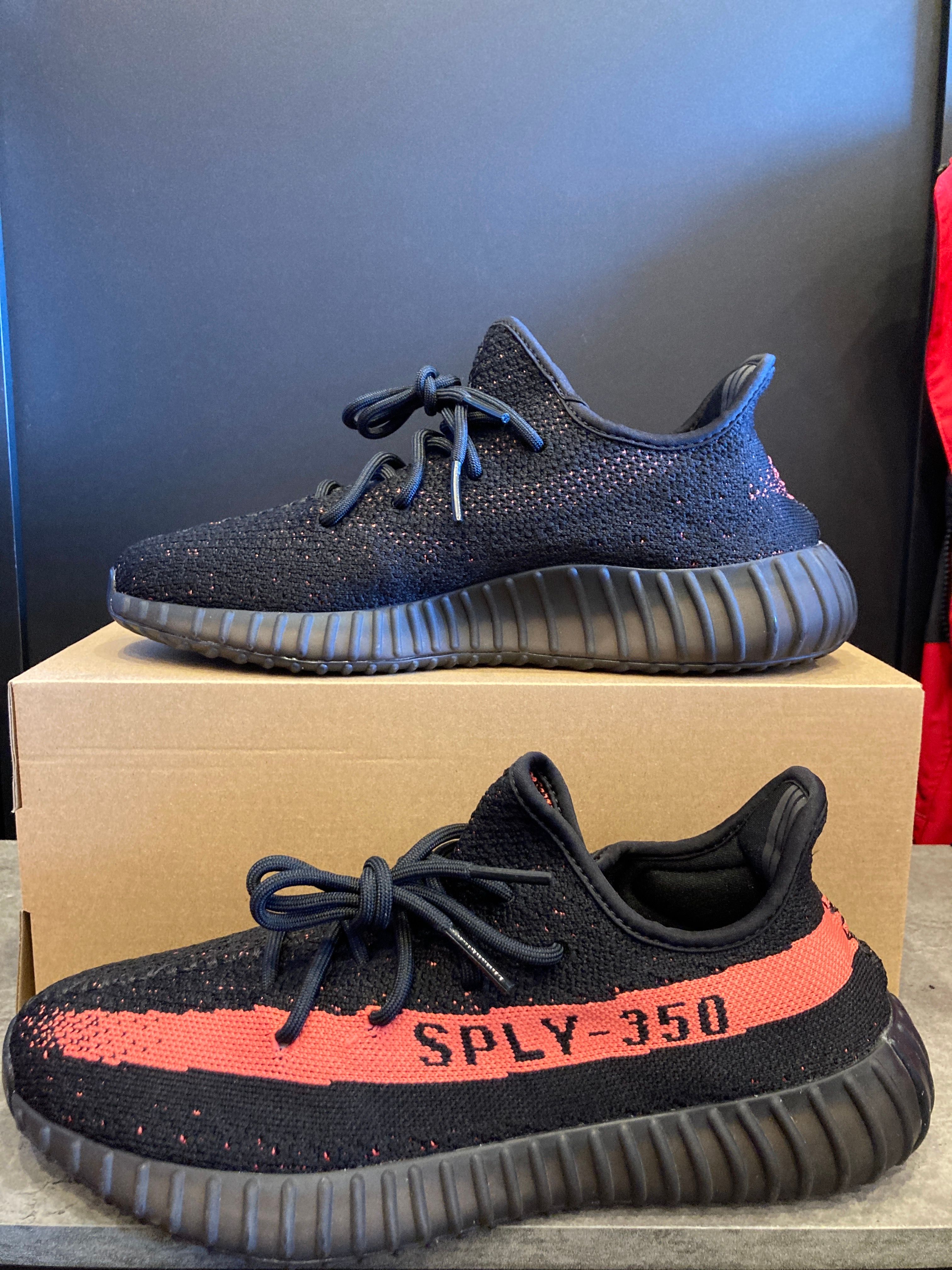 adidas YEEZY Boost 350 V2 "Core Black/Red"