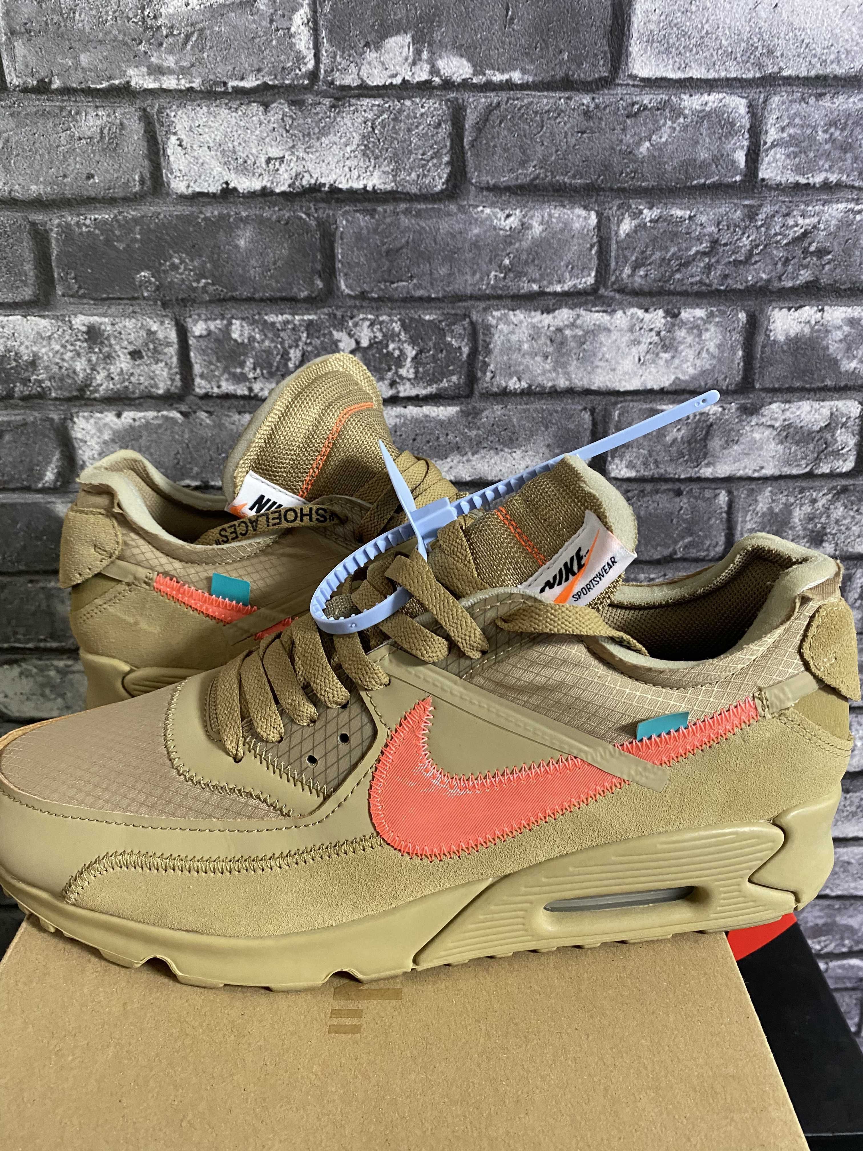 Off-White × Nike Air Max 90 "Desert Ore"