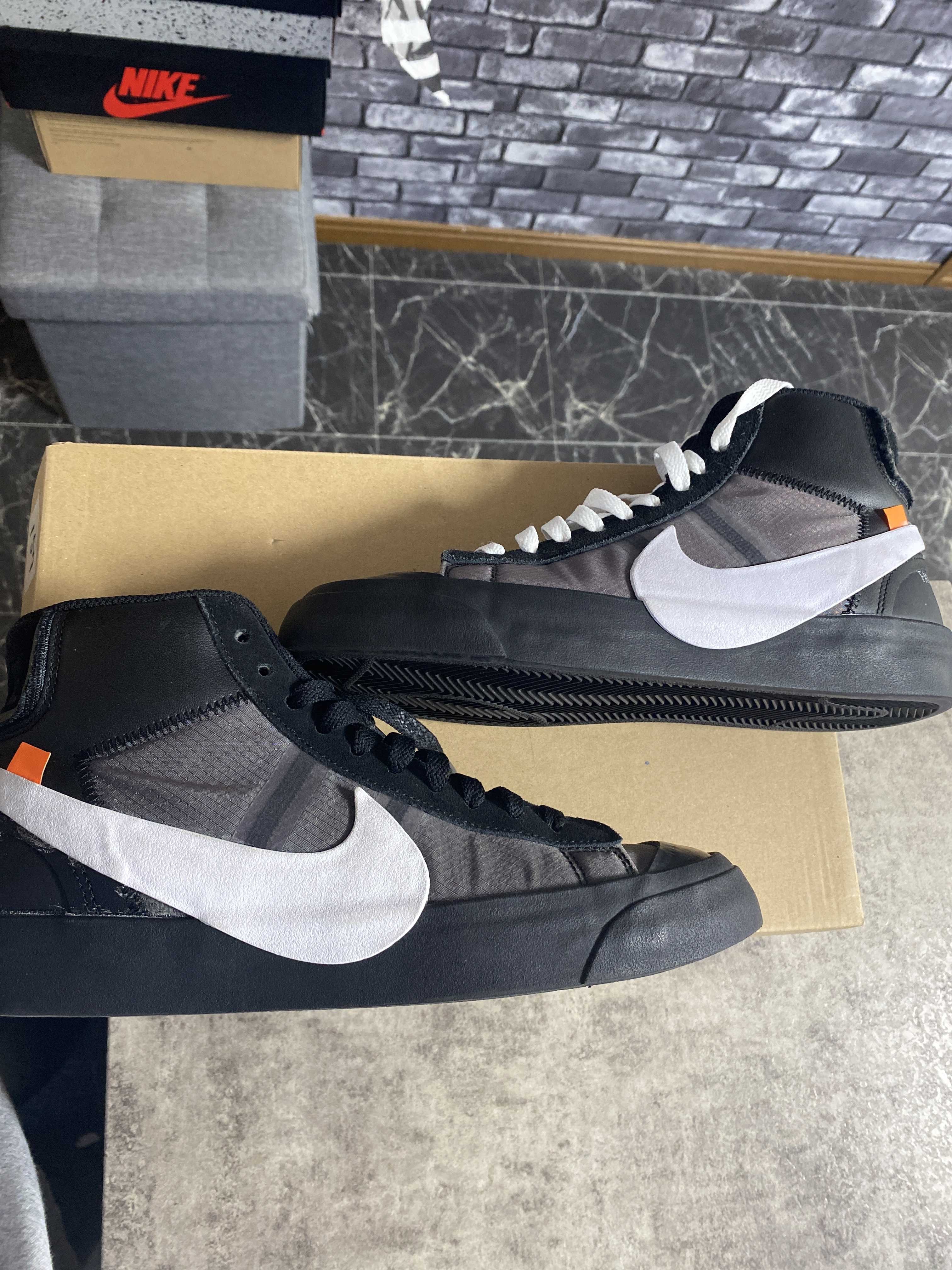 Off-White × Nike Blazer Studio Mid "Grim Reaper"