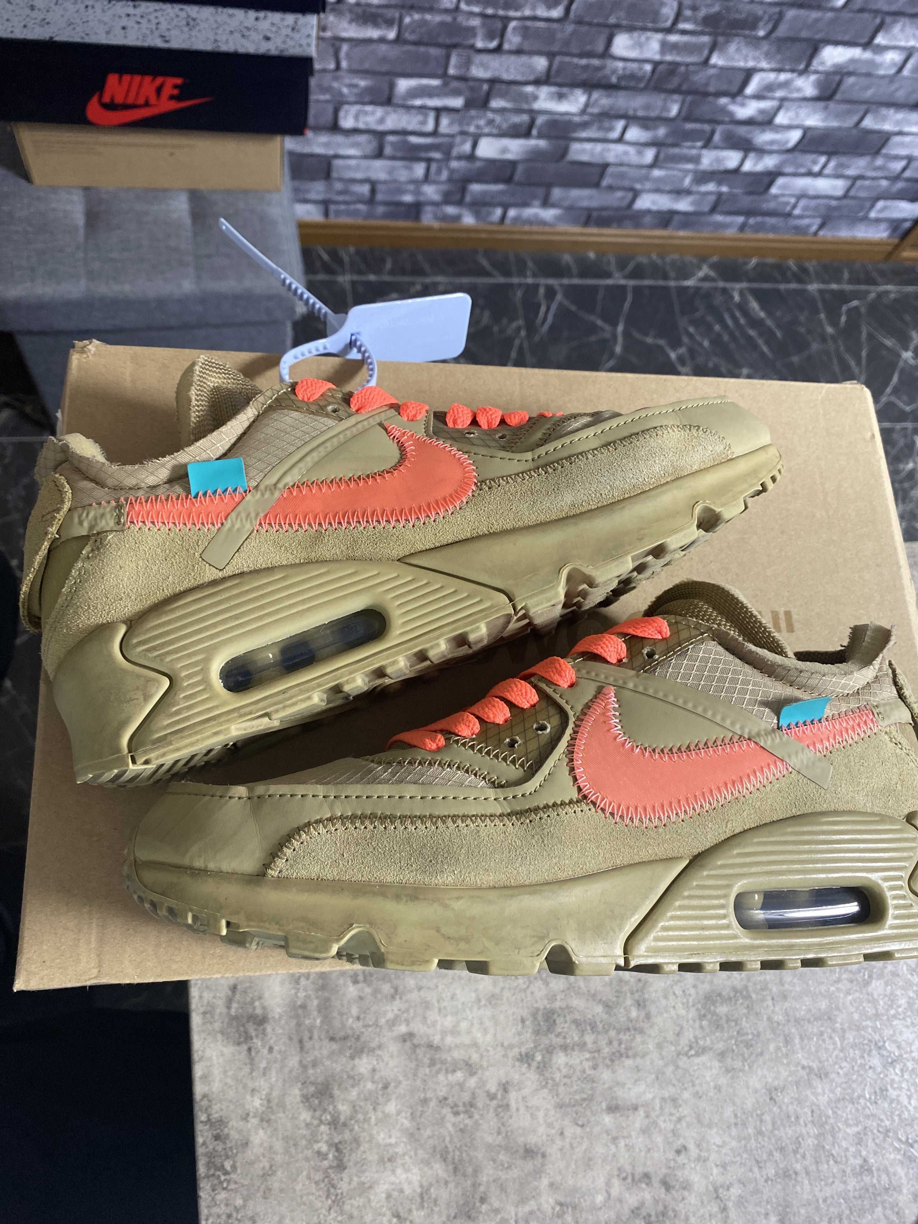 Off-White × Nike Air Max 90 "Desert Ore"