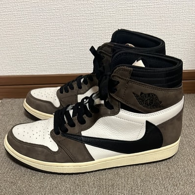 Travis Scott × Nike Air Jordan 1 Retro High OG TS SP "Sail/Dark Mocha"