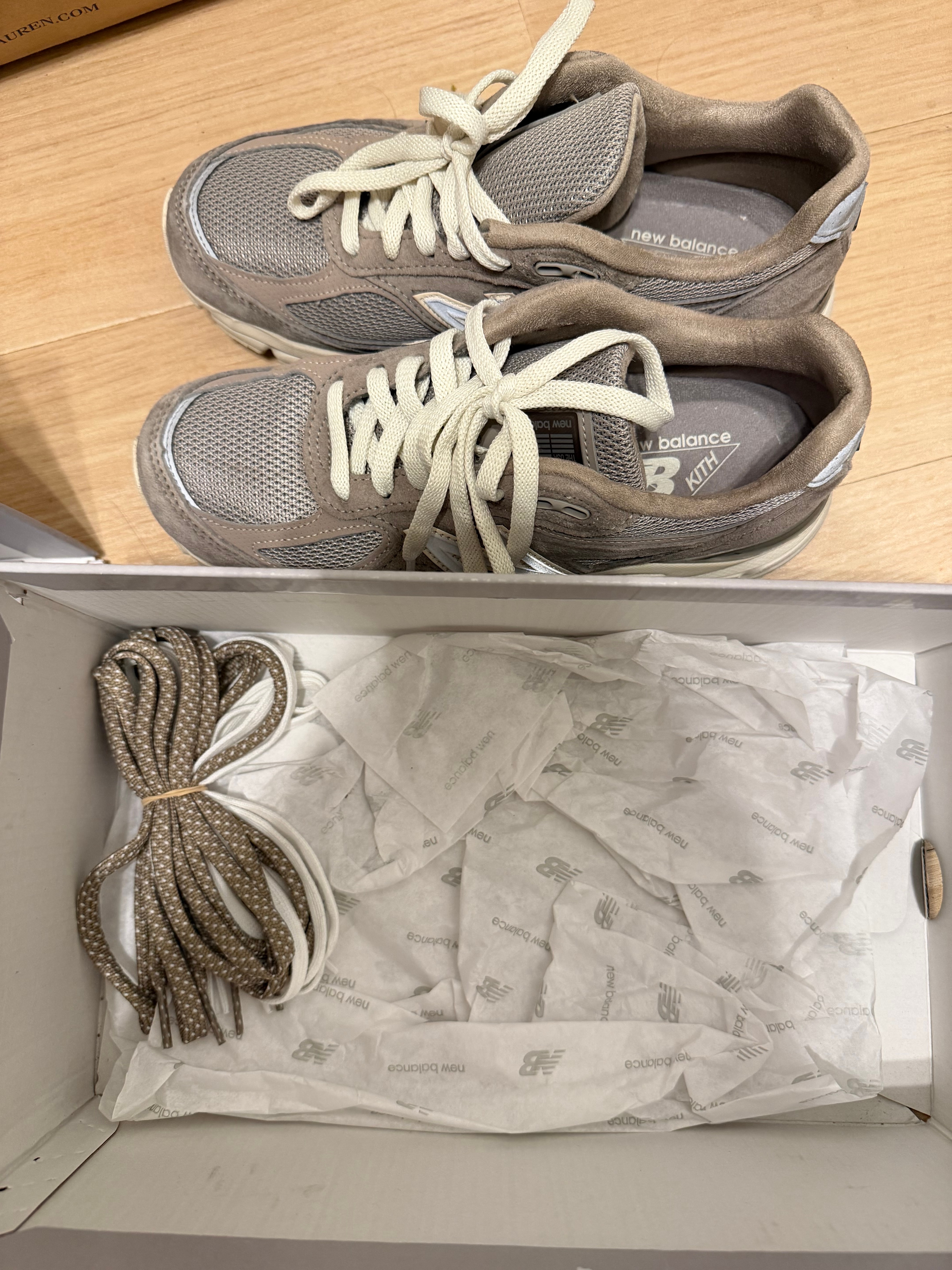 KITH × New Balance 990V4 "Moonrock"