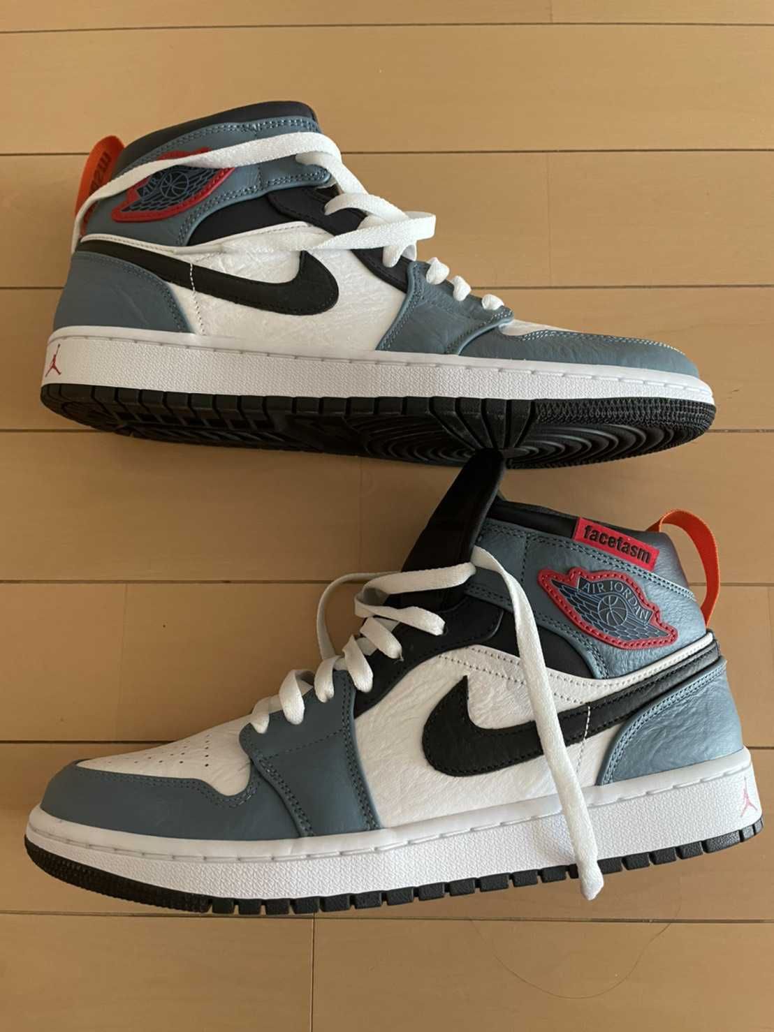 FACETASM × Nike Air Jordan 1 Mid "White/Navy"