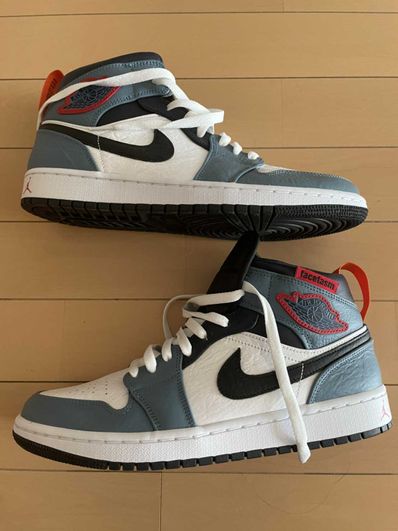 FACETASM × Nike Air Jordan 1 Mid "White/Navy"