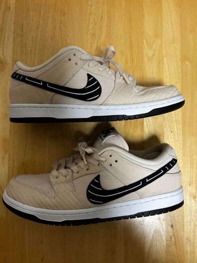 Albino & Preto × Nike SB Dunk Low Pro QS "Pearl White"