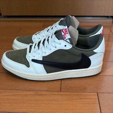 Travis Scott × Nike Air Jordan 1 Low OG SP "Reverse Olive"