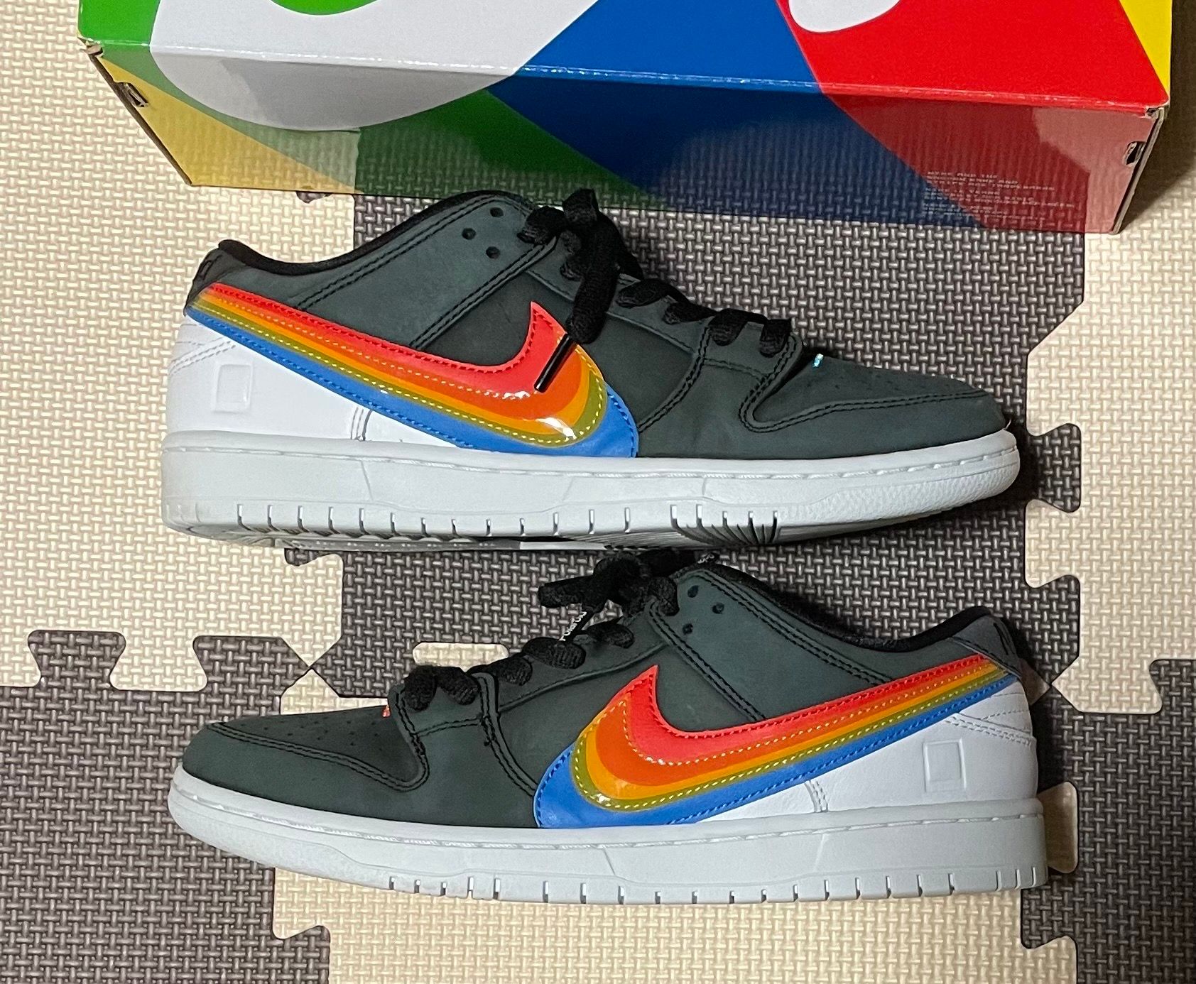 Polaroid × Nike SB Dunk Low Pro QS "Black/White"