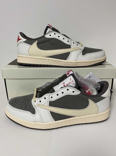 Travis Scott × Nike Air Jordan 1 Low OG SP "Reverse Mocha/Sail and Ridgerock"