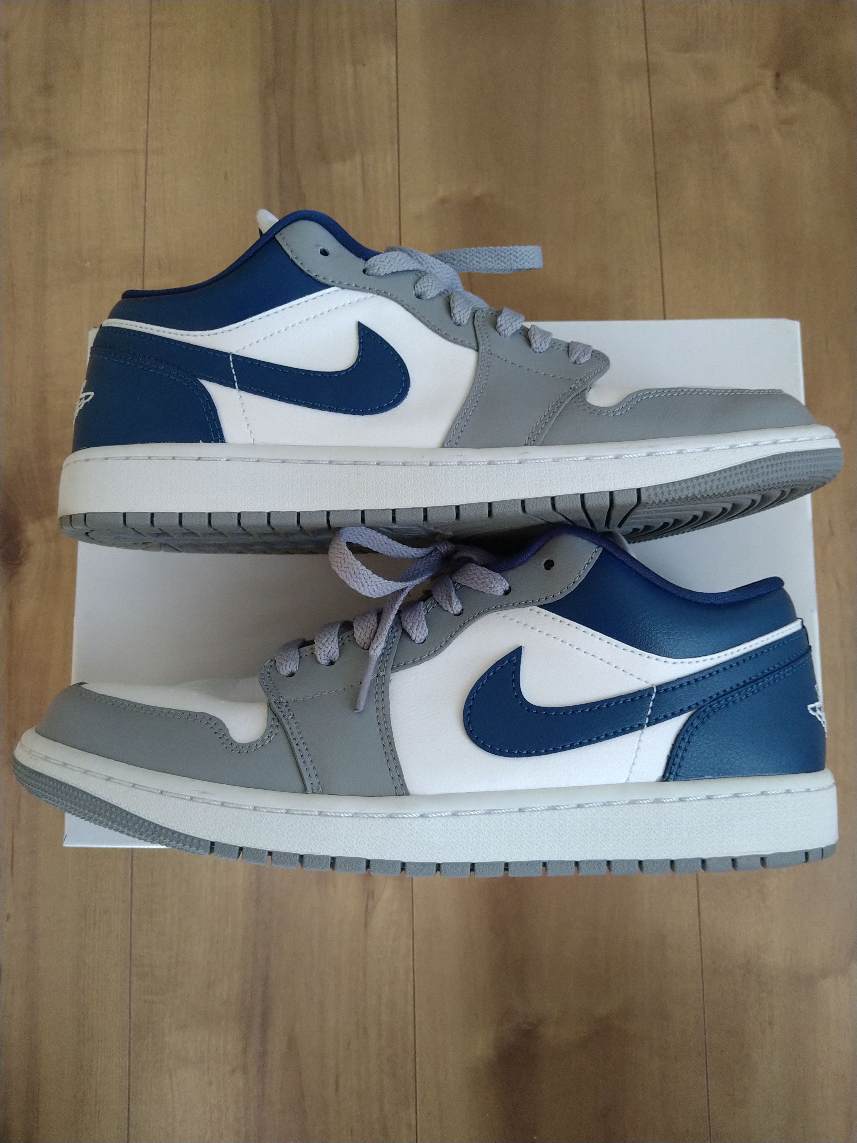 Nike Women's Air Jordan 1 Low "Grey and Blue"