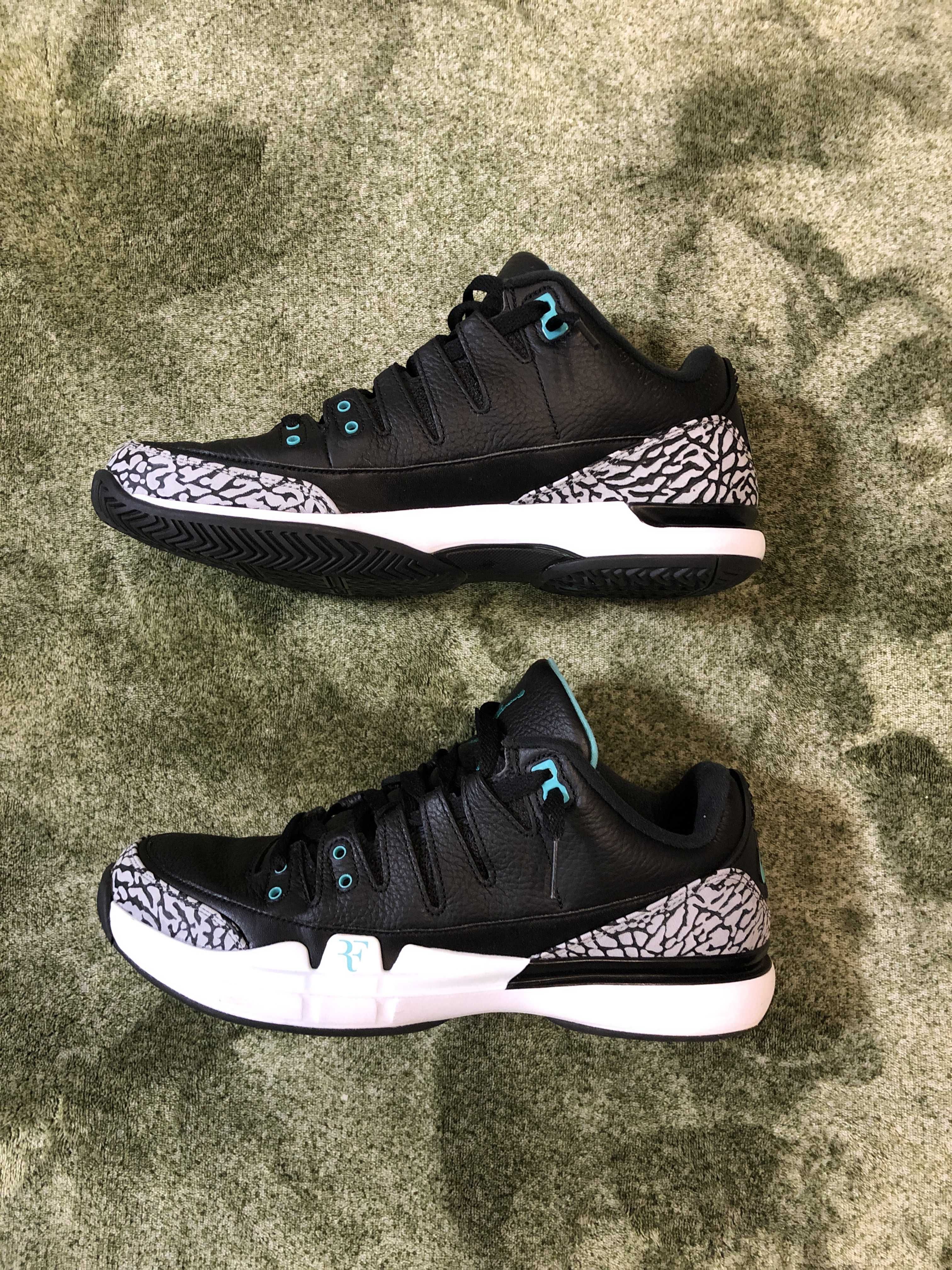 atmos × Nike Zoom Vapor AJ3 "Elephant/Safari"
