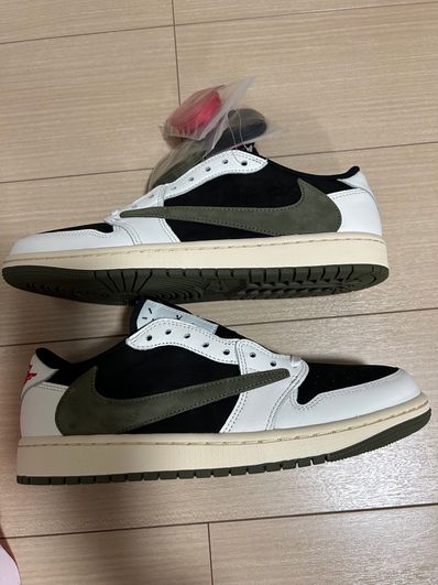 Travis Scott × Nike Women's Air Jordan 1 Low OG "Medium Olive"