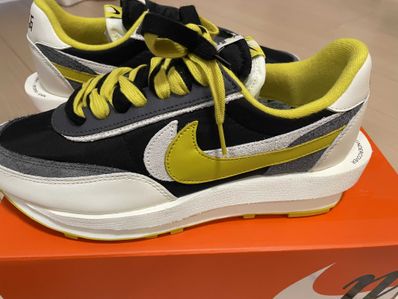 UNDERCOVER × sacai × Nike LD Waffle "Black/Sail-Dark Grey-Bright Citron"