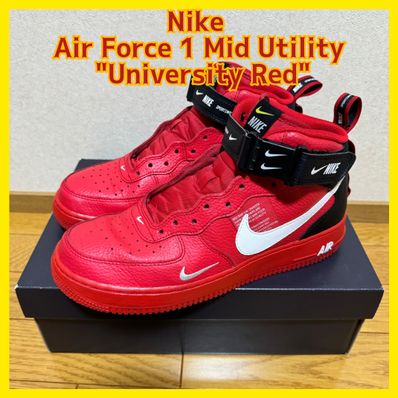 Nike Air Force 1 Mid Utility "University Red"