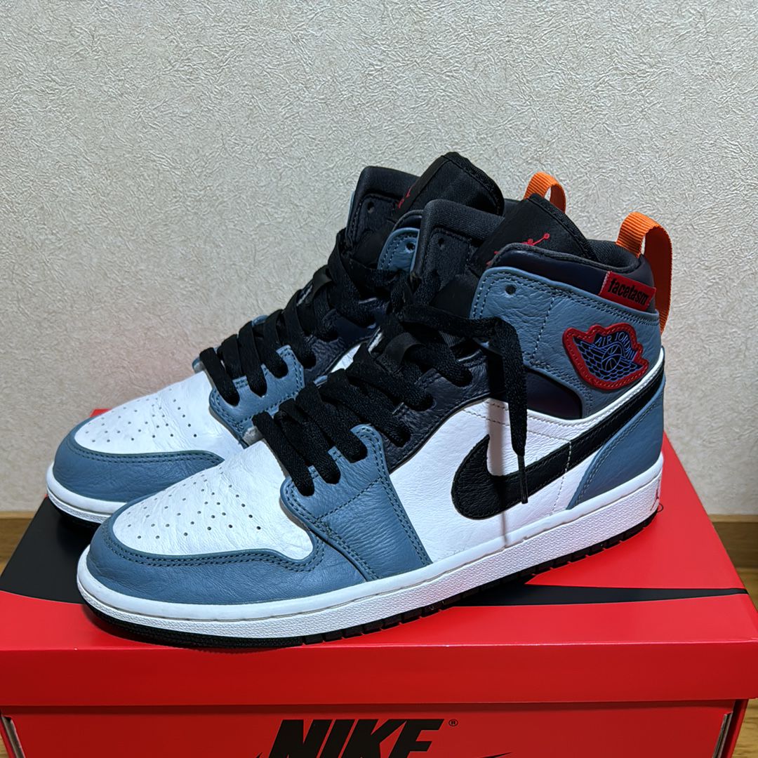 FACETASM × Nike Air Jordan 1 Mid "White/Navy"
