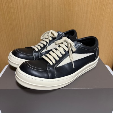 Rick Owens Vintage Sneaks "Black/Milk"