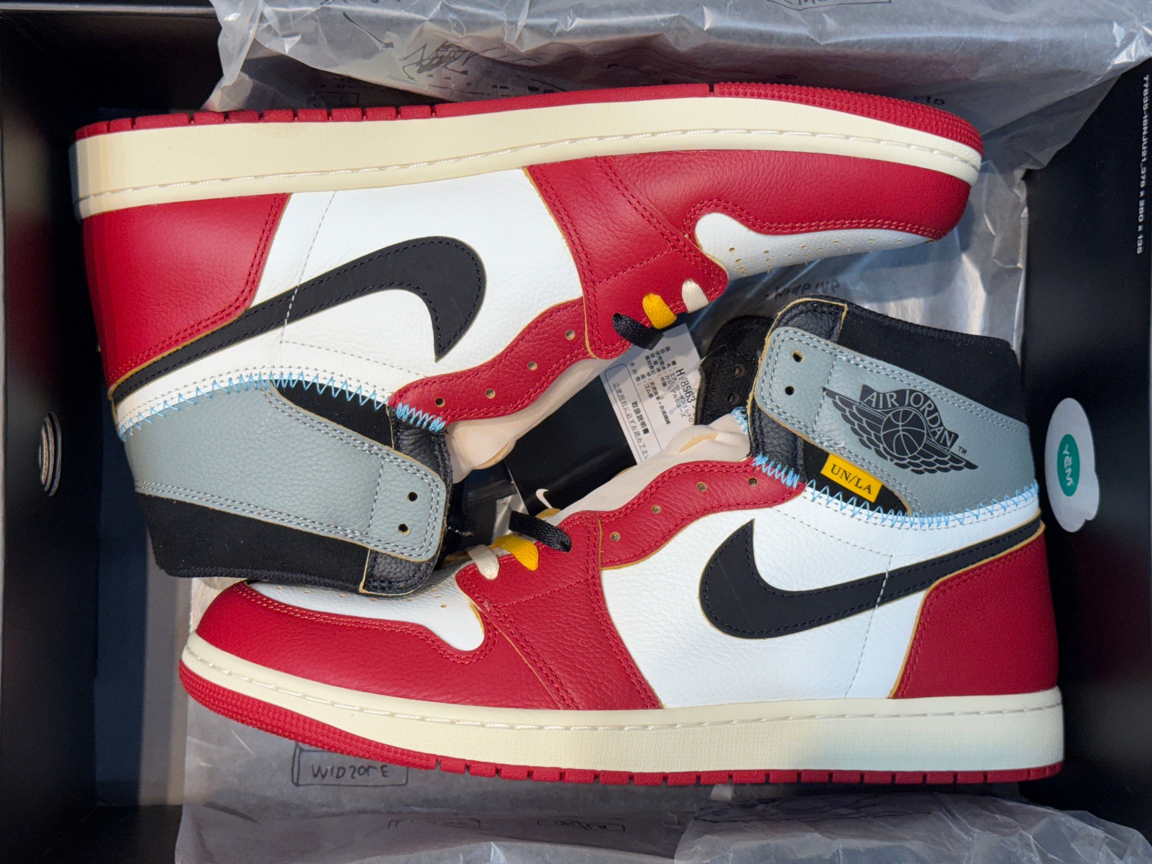 UNION × Nike Air Jordan 1 Retro High OG "Chicago/Shadow"