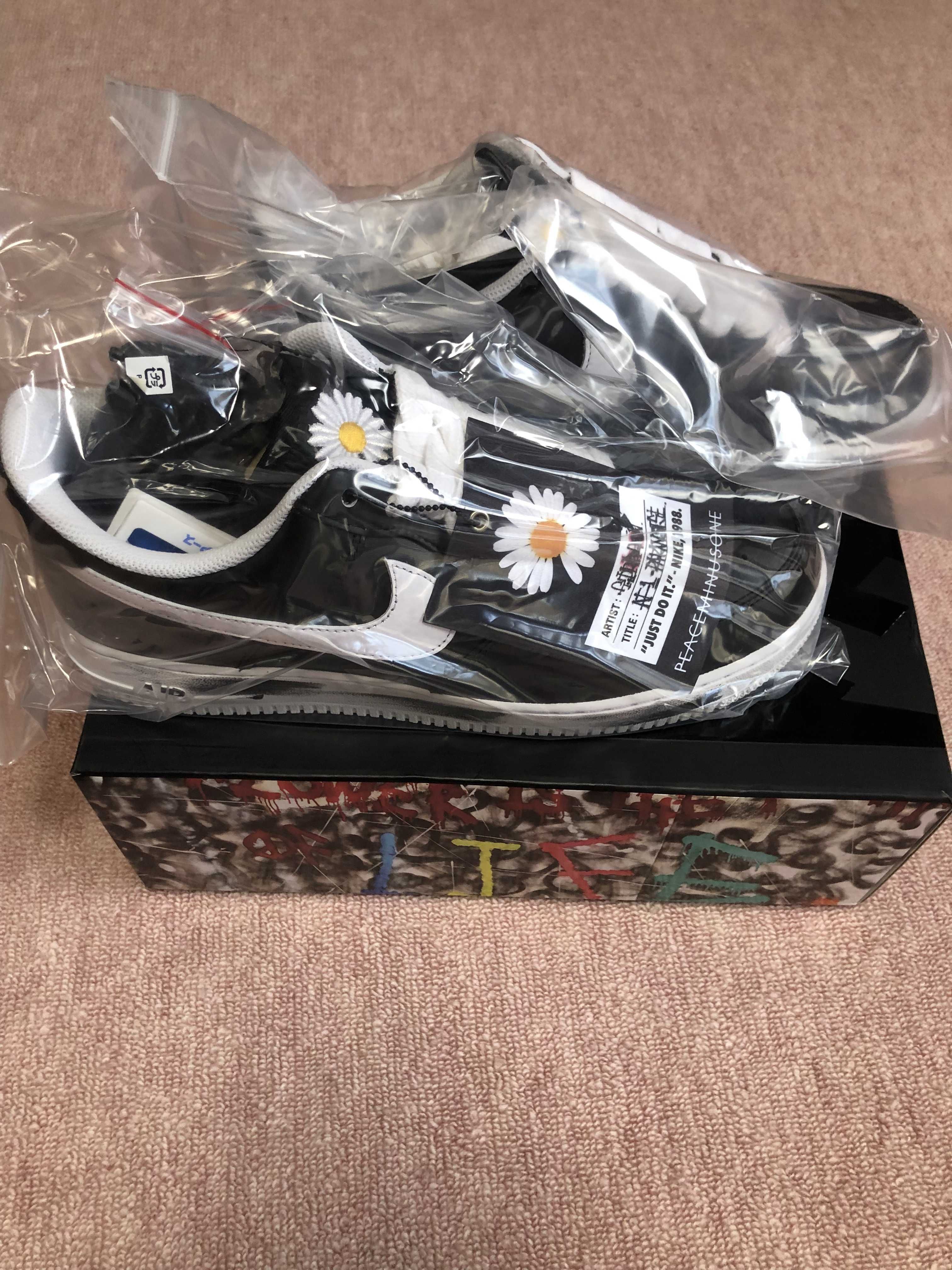 PEACEMINUSONE × Nike Air Force 1 Low Para Noise "Black" / G-DRAGON