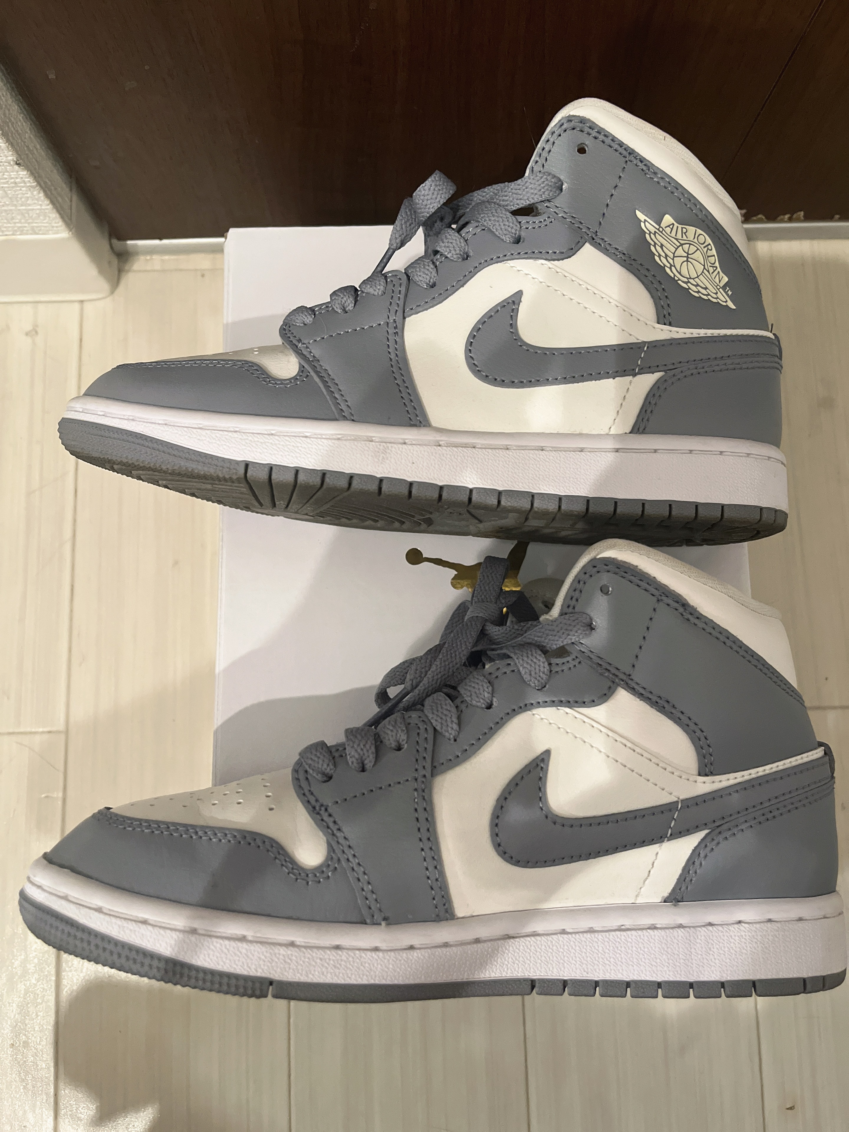 Nike Women's Air Jordan 1 Mid "Grey/Sail"