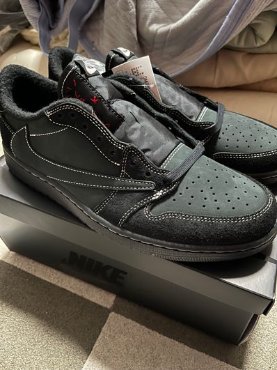 Travis Scott × Nike Air Jordan 1 Low OG SP "Black Phantom"