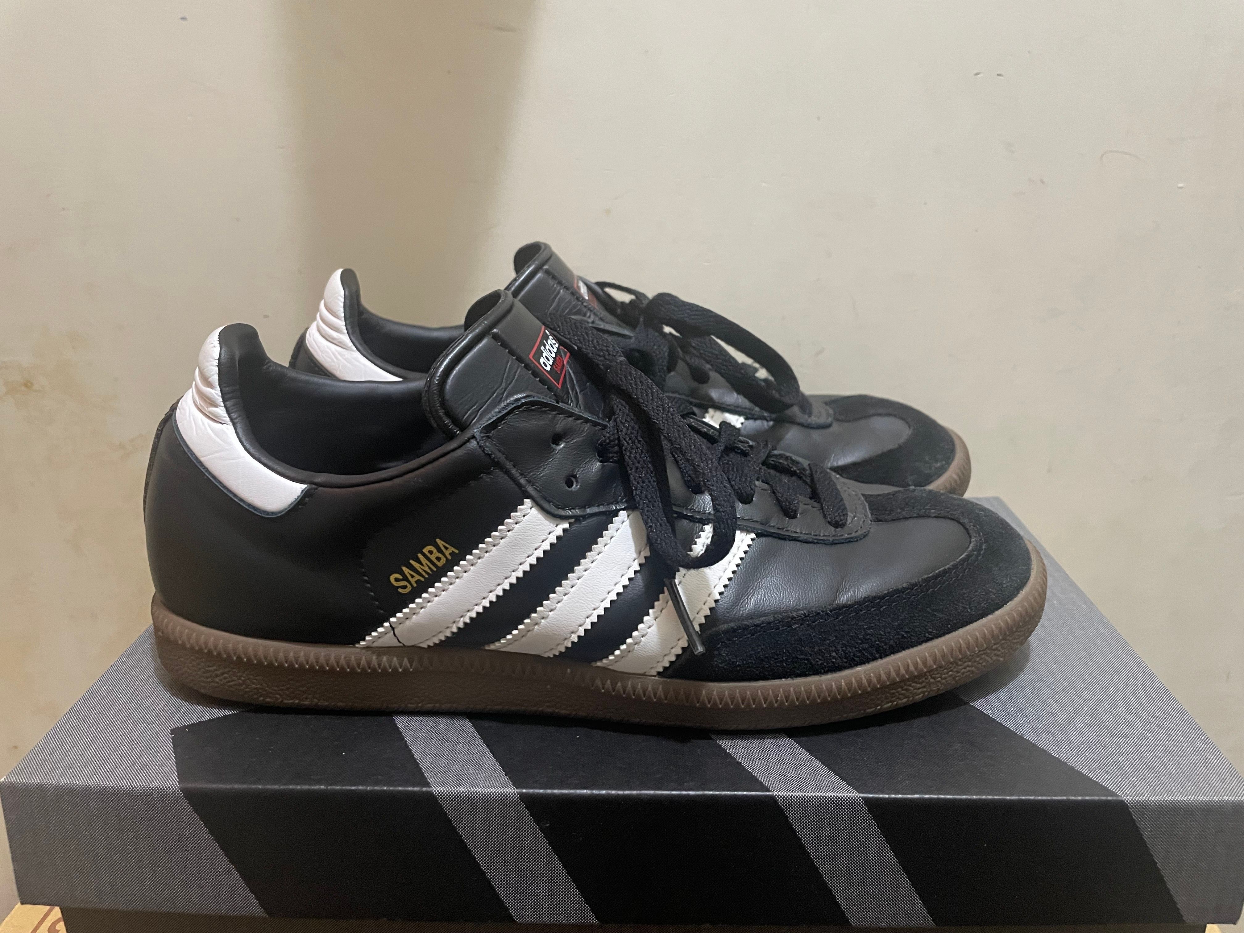 adidas Samba Leather "Core Black"