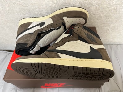 Travis Scott × Nike Air Jordan 1 Retro High OG TS SP "Sail/Dark Mocha"