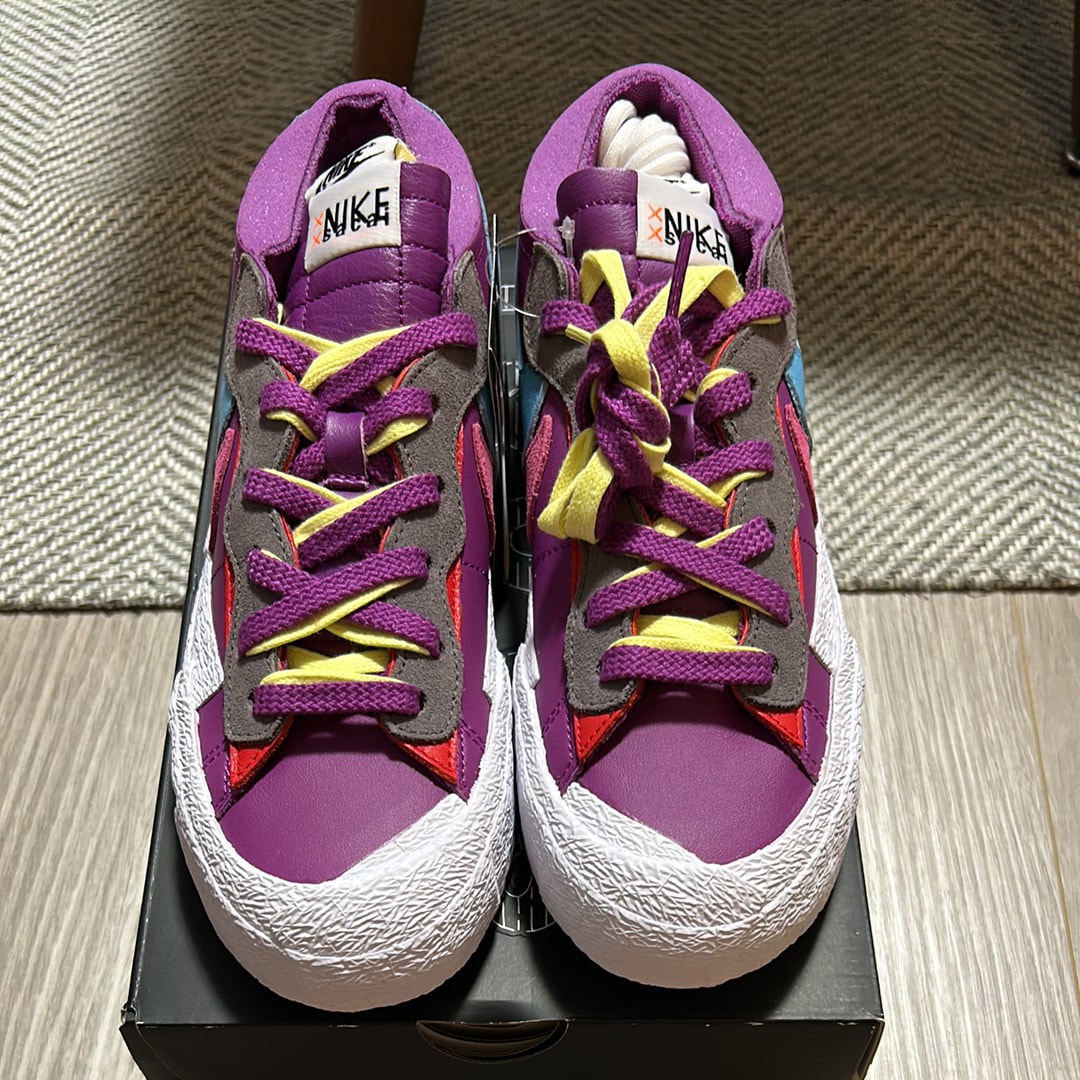 KAWS × sacai × Nike Blazer Low "Purple Dusk"